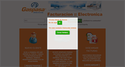 Desktop Screenshot of facturae.gaspasa.com.mx